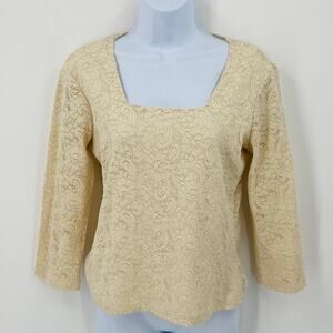 Fashion Bug Lacy Flower Top